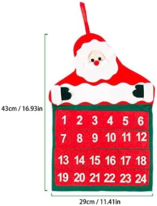 Любителите на книги Витражное Пана Коледен Календар Коледна Календар за обратно броене Коледен Velvet Календар