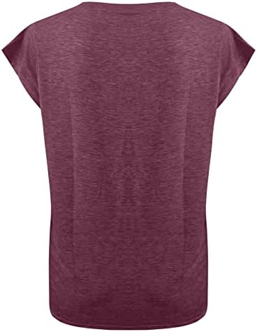 Блуза за Жени Без Ръкави, с Наклонена Деколте на Рамо, Лейси носи етикет за услугата Тениска с Две Едноцветните Топами
