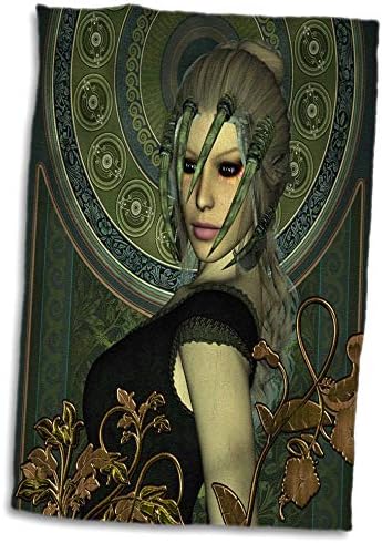 3dRose Svetoslav Köhnen Design Fantasy - Чудесни женски кърпи с фантазийным модел (twl-252743-3)