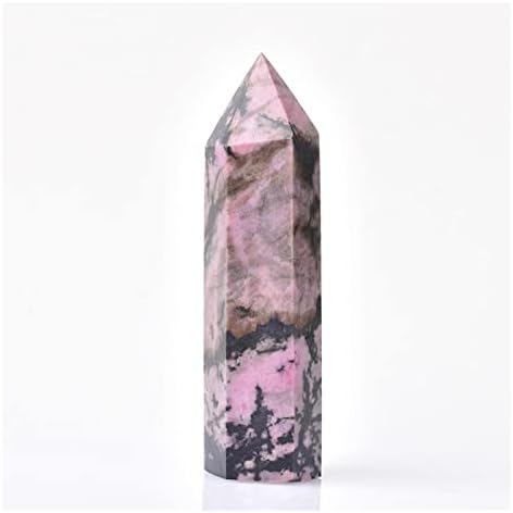 ERTIUJG HUSONG319 1 бр. натурален кристал родонита Точков, Лечебен камък Полиран Енергиен камък Рейки Кварцевая