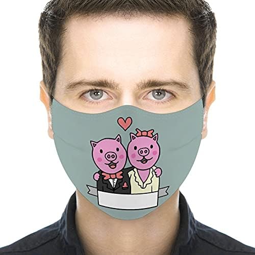 Творчески Прахозащитен Калъфи За Устата Защитно Облекло Тъканни Маска дизайн Сладка Двойка Животни Карикатура Прасе