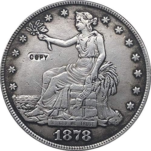 Търговска Доларова Монета 1878-Те години, Копие, Подаръци за колекционери