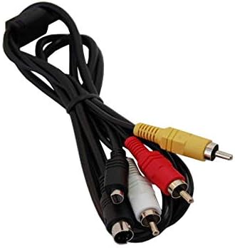 10-пинов кабел/кабел HQRP за аудио-и видеокабеля AV, който е съвместим с SONY VMC-15FS / VMC15FS, видеокамера Handycam DCR-DVD108 DCR-DVD308