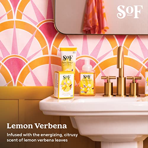 Сапун Lemon Verbena Bar от SoF Body Care (по-рано Грижи за тялото в южната част на Франция) | Сапун е тройно, грис