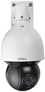 Lorex Вътрешна /Външна Метална Куполната Камера за сигурност със завъртане и наклон 4K, Допълнителна IP камера за