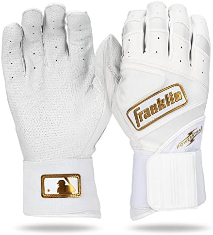 Ръкавици за отбивания Franklin Sports MLB - Бейзболни ръкавици Infinite Powerstrap + Ръкавици за отбивания по