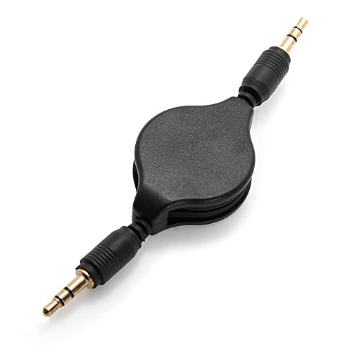 AUX Кабел NEORTX, 3.5 мм аудио кабел Прибиращ се в един мъж към мъж /Помощен Кабел / Aux Кабел за Автомобилни стерео, iPod,