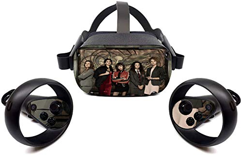 Стикер върху кожата слушалки Oculus Quest VR money heist фолио, Винил Стикер за слушалки и контролер от ok anh yeu