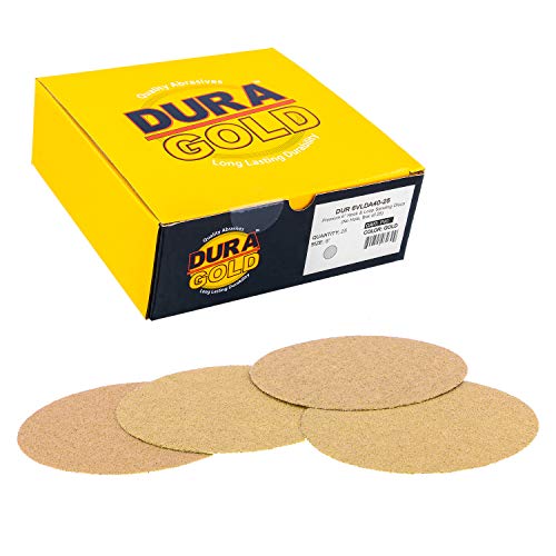 Шлифовъчни дискове Dura-Gold 6 PSA с шкурка 40 и поддържаща плоча wheelhead машини 6 PSA DA
