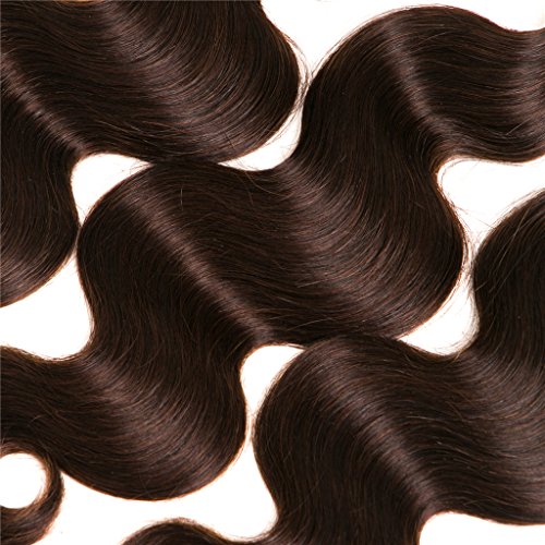 Тъмно-Кафяви Снопове от Човешки косъм, 3 връзки Бразилски Насипни Вълнообразни Коса За изграждане на Virgin Hair Човешка