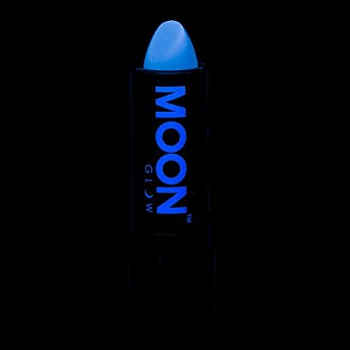 Moon Glow - Неон UV-червило Blacklight 0,16 грама - Пастельно-синята – Ярко свети при черна светлина /UV-светлина!