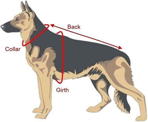 Шлейка-жилетка Dogline за кучета и 2 Подвижни Защитни ленти, X-Large /36-46 см, червена