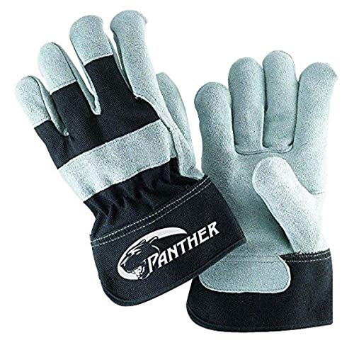 Защитни маншети за ръкавици Galeton Panther Select От кожата на Черно и сиво, цветове, 12 опаковки 2134 (2134-XL), X-Large
