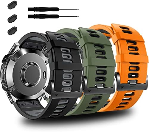 Съвместим с джапанки за часовници на Garmin, меки силиконови быстросъемные въжета с ширина 26 мм за Fenix 7X/ Ендуро/Fenix