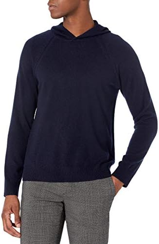 Мъжки Вълнен Вълнен Пуловер Винс с качулка