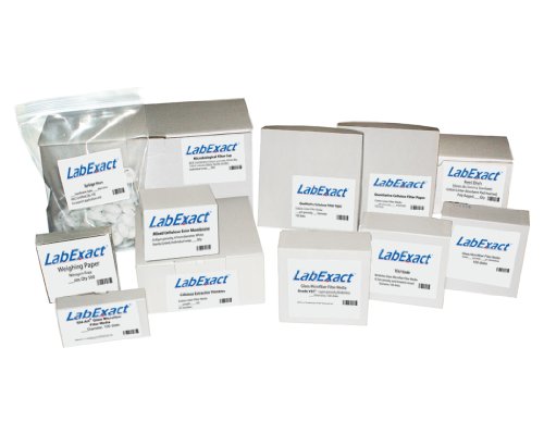 Стъклен филтър от микрофибър LabExact 1200037 клас B, боросиликатное стъкло, без халки, 1,0 хм, 4,7 см (опаковка по 100
