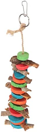 Играчки за Дъвчене Папагал, Цветни Играчки За Дъвчене на Кората на един Папагал, Хранителни Оцветители, които подобряват