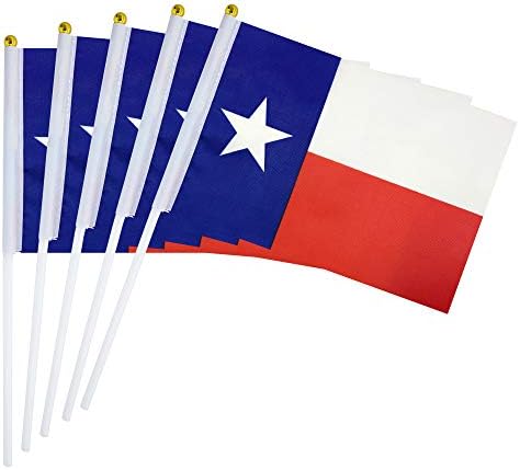 LoveVC Флаг на щата Тексас Малки Мини знамена от техасской столове, 25 бр.