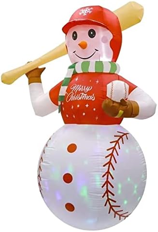 Пет Домейни Надуваеми Коледни Украси На Открито Коледни Надуваеми Декорация На Открито Играта Снежен човек с Цветни led
