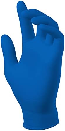 Ръкавици SW PowerForm PF-95BW Blue от Нитрил с Дебелина 6,1 mils, Абсорбиращи Потта При провеждане на изпити –