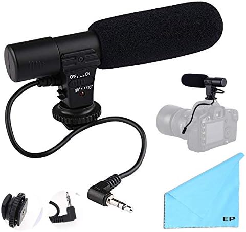 Студийная цифрова камера / микрофон за запис на стереофонического пушка за фотоапарати Canon EOS, включително 60D, 60Da,