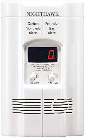 Kidde Комбинирана аларма за угарном газ и пушек, Гласово предупреждение, Комплект от 2 детектори на въглероден оксид