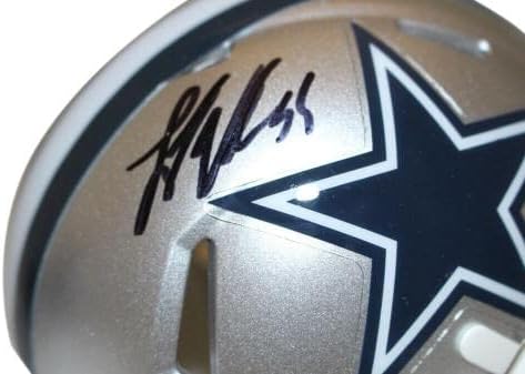 Лейтън Вандер Ел Подписа фен на Скоростно мини-шлем Далас Каубойс 39034 - Мини-Каски NFL с автограф