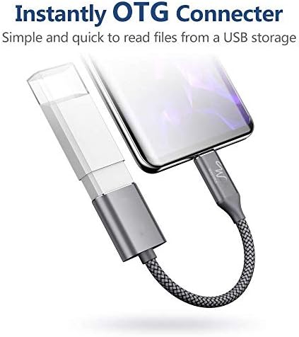 Кабел Wayona USB Type C OTG за синхронизация на данните 3.0 за Oneplus 7,6 T, Samsung и всички смартфони Type C.
