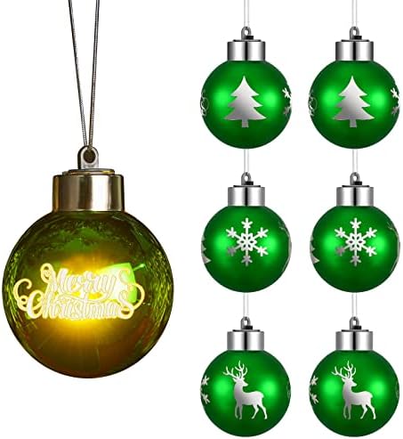 6 Бр. Led Декоративни Светлините на Коледната Елха Топката Светлините на Коледно Дърво, Коледни Светлини Пузырьковые Светлини,