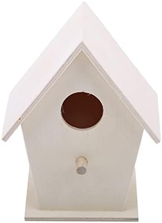 ДЕФЛАБОРАТОР Котешки гнездо Дървена Птица Къща Външна гнездо клетка От Масивна дървесина Малко Птиче гнездо кутия за отглеждане