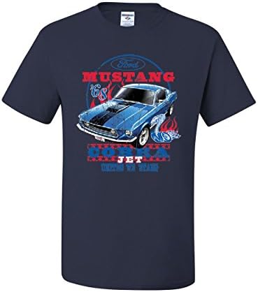 Тениска Ford Mustang Cobra 1968 United We Stang Американската Класическа Мъжка Тениска