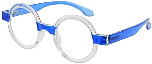 Eyekepper Кръгли очила за четене женски ридеры в стила на Опра - сини + 1,25