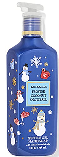 Сапун за ръце с Матирано Кокосово сняг за баня и тяло 8 унция. (Глазирани кокосов снежна топка)