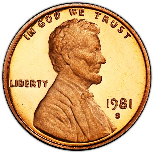 Цент Памет Линкълн проба 1981 година 1 - ва проба, Вдигна Монетен двор на САЩ, без да се прибягва