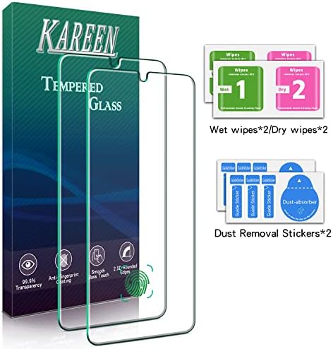 Защитно фолио KAREEN [2] за Samsung Galaxy S23 от закалено стъкло 5G [Поддръжка отключване на пръстови отпечатъци], без