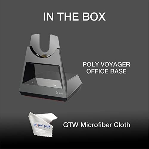 Офис зарядно устройство ще захранване на база Global Teck Worldwide GTW Поли Voyager 4300 с кърпа от Микрофибър