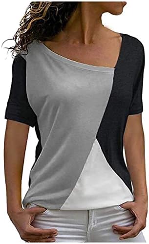 2023 Облекло Модерен Памучен Блуза с V Образно Деколте и Къс Ръкав, Риза за Дами, Есента-Годишният Обяд-Топ VJ VJ