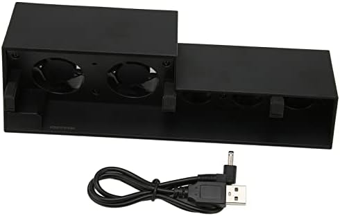 Sutinna USB Външен Охладител, за PS4 Охлаждащ Вентилатор USB Външен Охладител 5 Вентилатори с Турбокомпресор