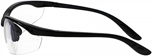 Защитни очила за четене в Черна рамка с прозрачни лещи