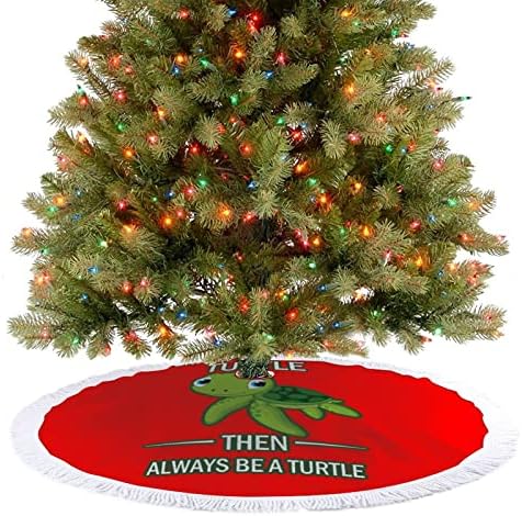 Винаги е било Пола под формата на елхи с Черепашьим принтом и Четка за Весели Коледно парти Под Коледна елха