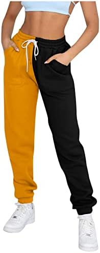 Дамски Панталони JoRasa, Дамски Панталони на експозиции с колан, Спортни Панталони с 2 джобове, Панталони, Обикновена Панталони, Цветен Блок