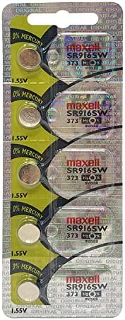 Батерия за часовник Maxell SR916SW SR68 SB-AJ SR916 373 от азотен сребро