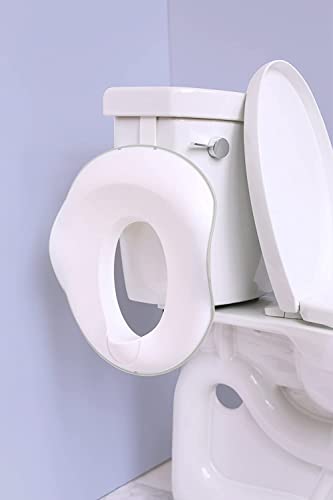 Универсален гърне Ubbi от PVC и кука за подсобки, не изисква монтаж или инсталация, Издръжлив за окачване над казанче тоалетната