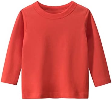 IFOTIME/ Базова тениска с дълъг ръкав за малки момичета и момчета, Ежедневни Тениски, потници, Обикновен комплект за момчета