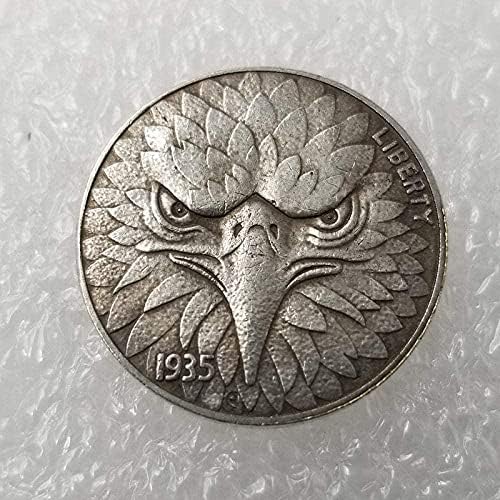 Вызовная Монети Старинни Занаяти 1577 Полска Месинг Посеребренный Стар Сребърен Долар Кръгла Сребърна Сребърна