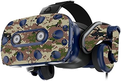 Кожата MightySkins, съвместим със слушалки на виртуална реалност HTC Vive Pro - Градски камуфлаж | Защитно, здрава и уникална