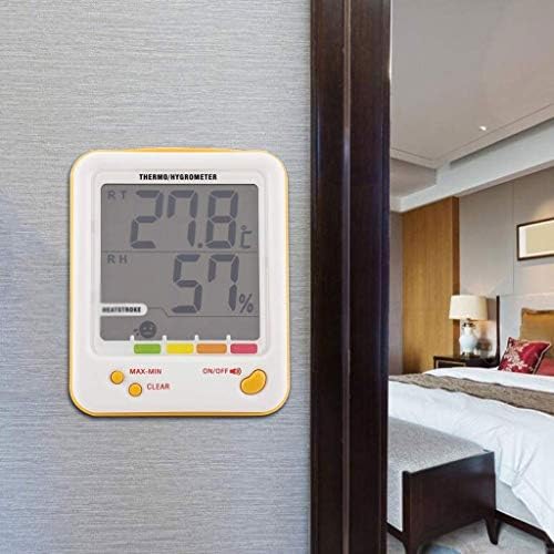 Дигитален Термометър WALNUTA, Влагомер за стая, Влага, Монитор Стайна Температура, Голям LCD Дисплей за Дома, Колата,