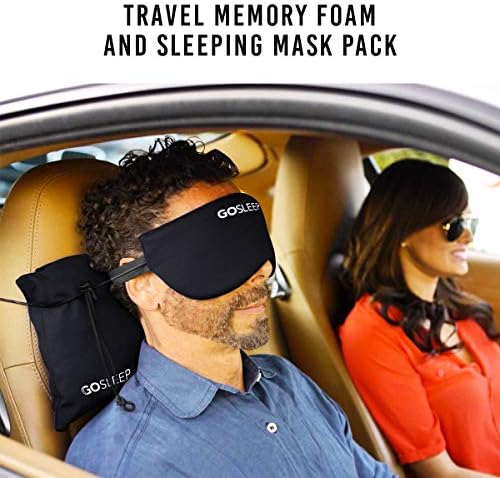 Възглавница за пътуване GOSLEEP - Маска за сън и възглавници от пяна с памет ефект, предотвращающая Разклащане на главата