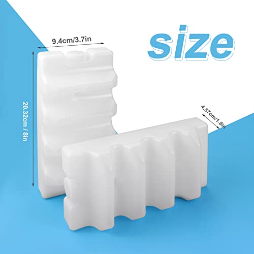 Опаковка Bercoor от 3 бели многократно пакети с лед за съхраняване на кърма, е на разположение за торбички