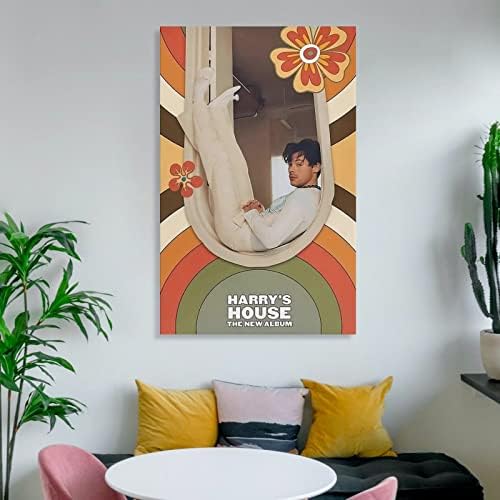 Harry ' s House Стилове Обложка на музикален албум Плакати (2) Стенни Художествени Картини на Платното за Декора